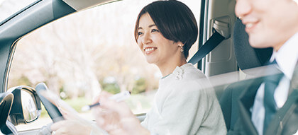 運転が上達した女性
